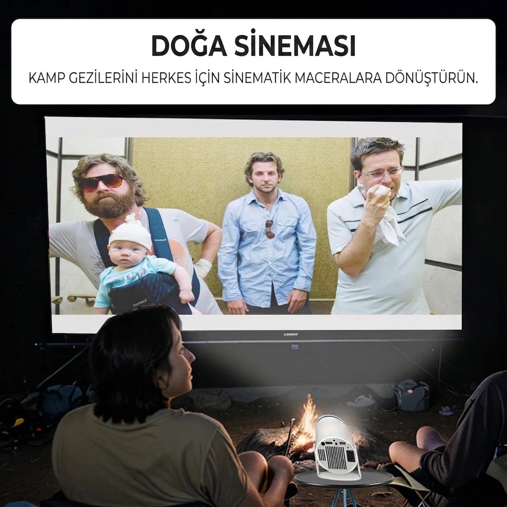 LumiVio 4K Mini Projektör
