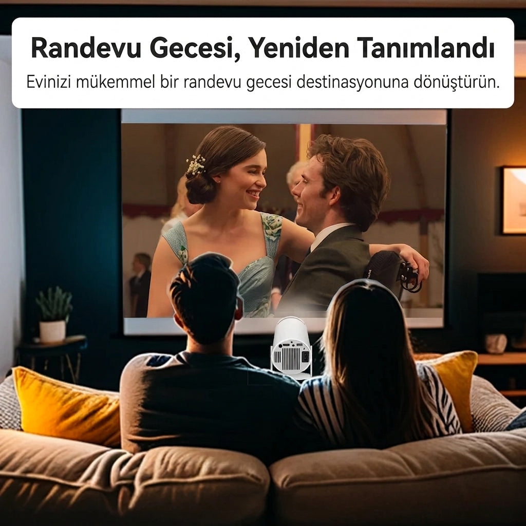 LumiVio 4K Mini Projektör